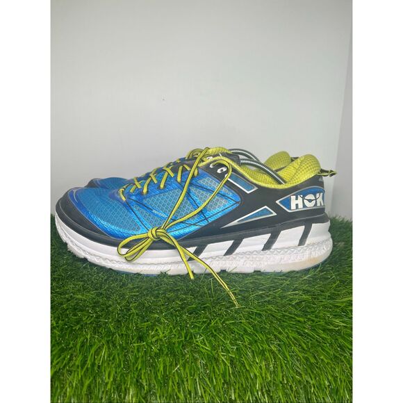 HOKA Odyssey Running Shoes Blue Yellow Men’s Size 13 Lightweight Comfort Sneaker main image 5